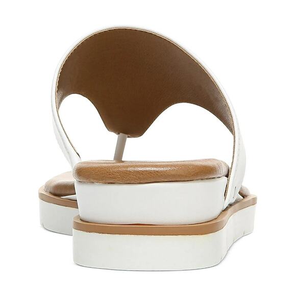 Style & Co Women's Emmaa Thong Flat Sandals, White Smooth Size 9M - Picture 5 of 5